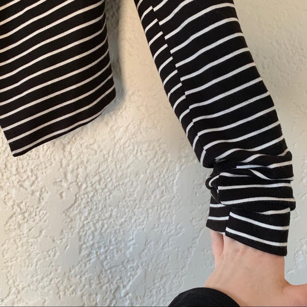 Robert Rodriguez black white striped blazer sz 4 - Picture 2 of 7